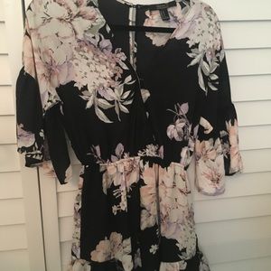 Forever 21 floral romper